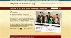 Desktop Screenshot of immig-chicago.com